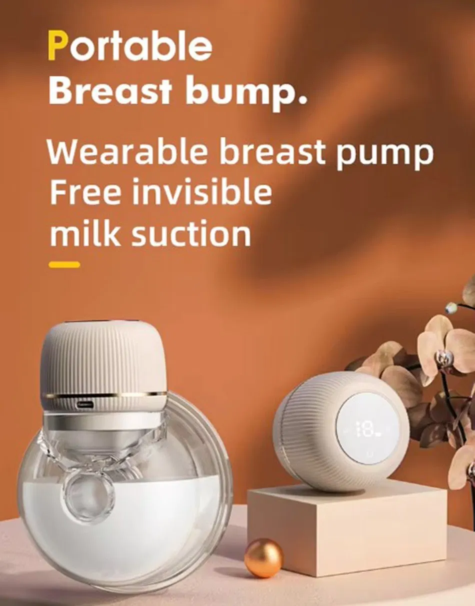 Hands Free Breast Pumps 240ml Baby Silicone Wearable Electric Breast Pump