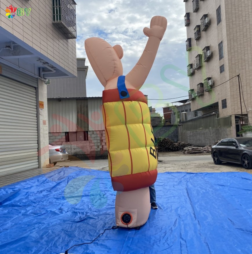 Hot Sale to Holland Inflatable Opblaasbaar Half Abraham Doll Balloon for Hire