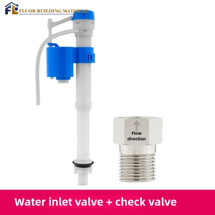 Fluor Water Injection Inlet Flush Valve Toilet Tank Accessories