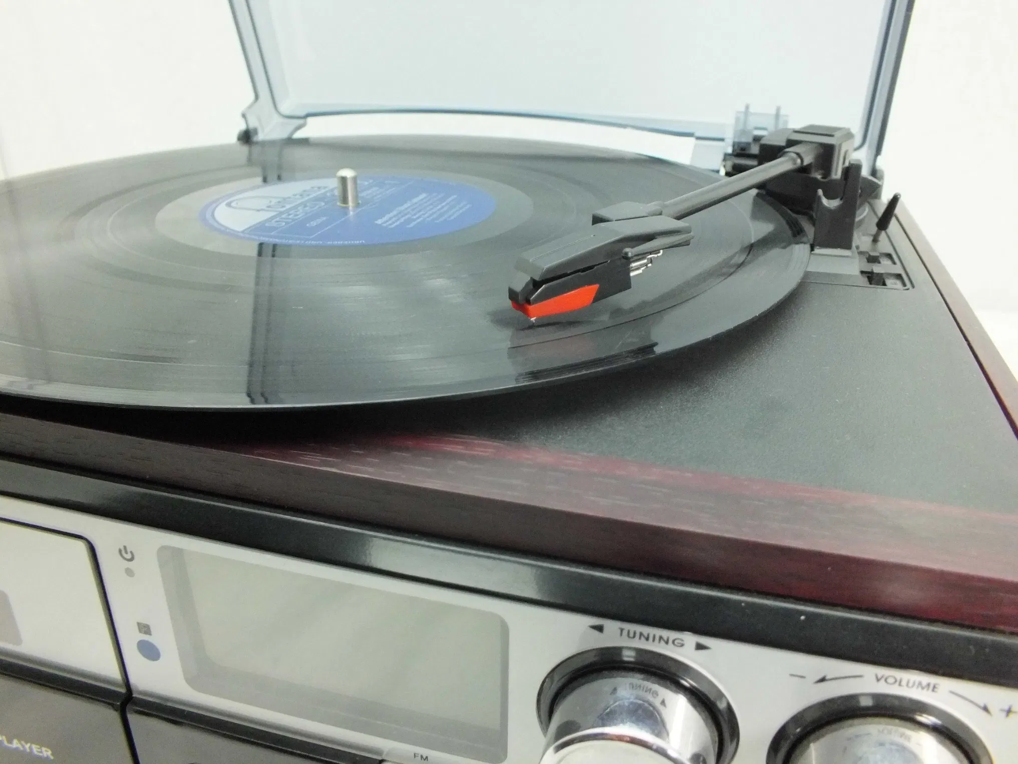 Retro Vintage 6 in 1 Record Player with PC Link