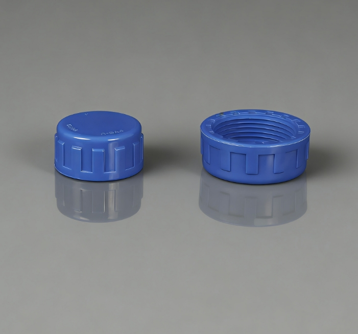 UPVC / PVC BS Standard Cap Threaded Pipe Fittings for Plumbing Systems