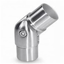 Decorative Stair Handrail Stainless Steel Pipe Fitting Staircase Flush Joiner Railing