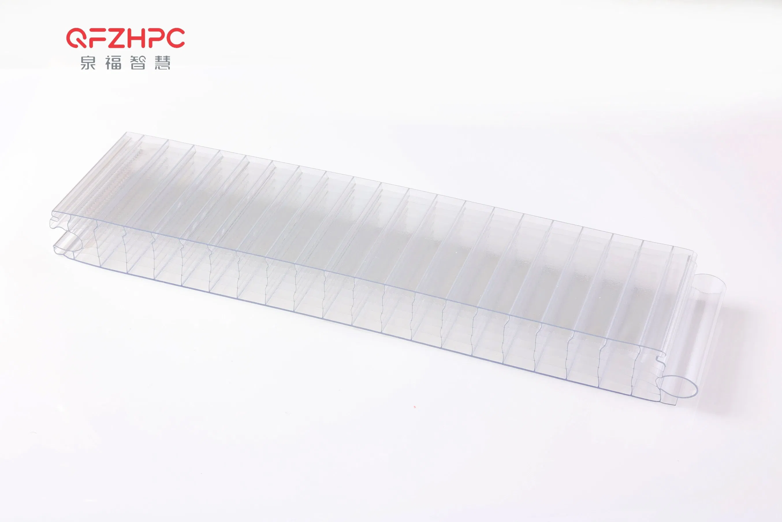 7 Wall Crystal Plug-Pattern Polycarbonate Hollow Sheet for Facade Signage Wall Decoration
