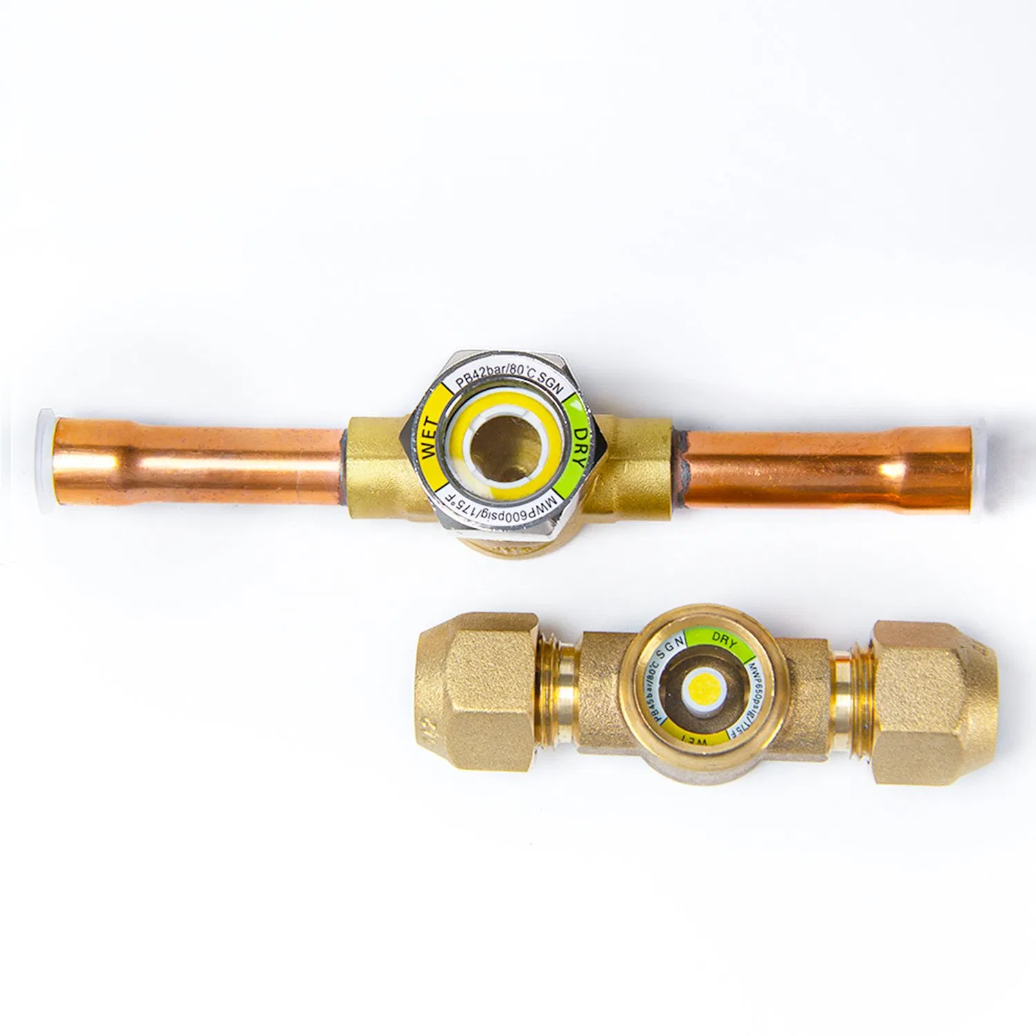 Manufacturer Refrigerant Copper Sight Glass for Air Conditioner