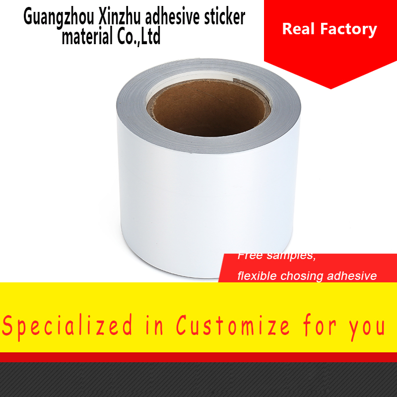 Factory Manufacture PP Pet PVC Self Adhesive Sticker Paper PVC Label Sticker Roll Wholesale