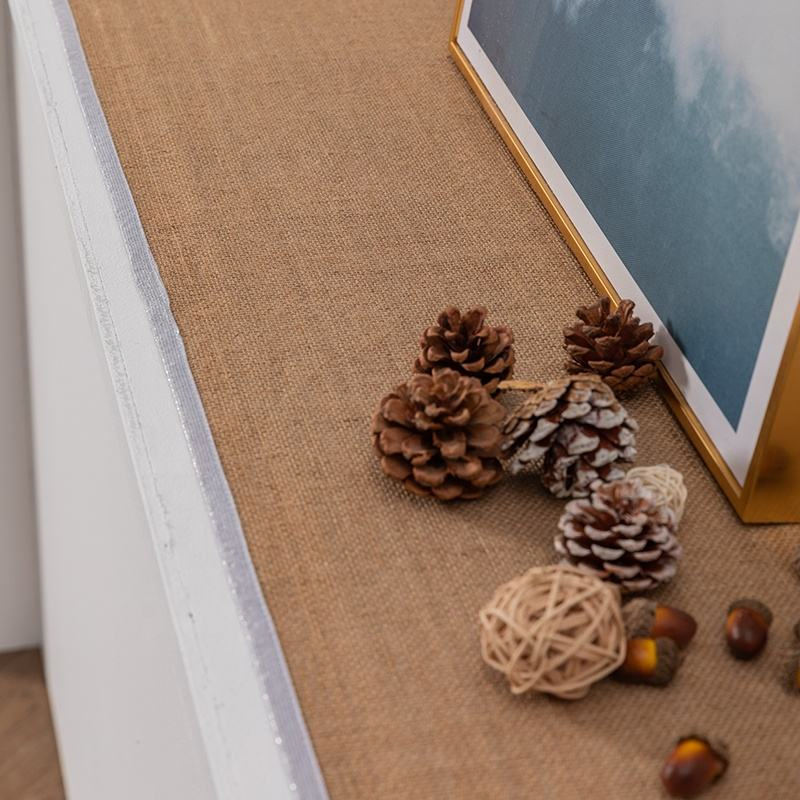 Holiday Party Table Runner Decoration Elegant Burlap Design for Festive Tables