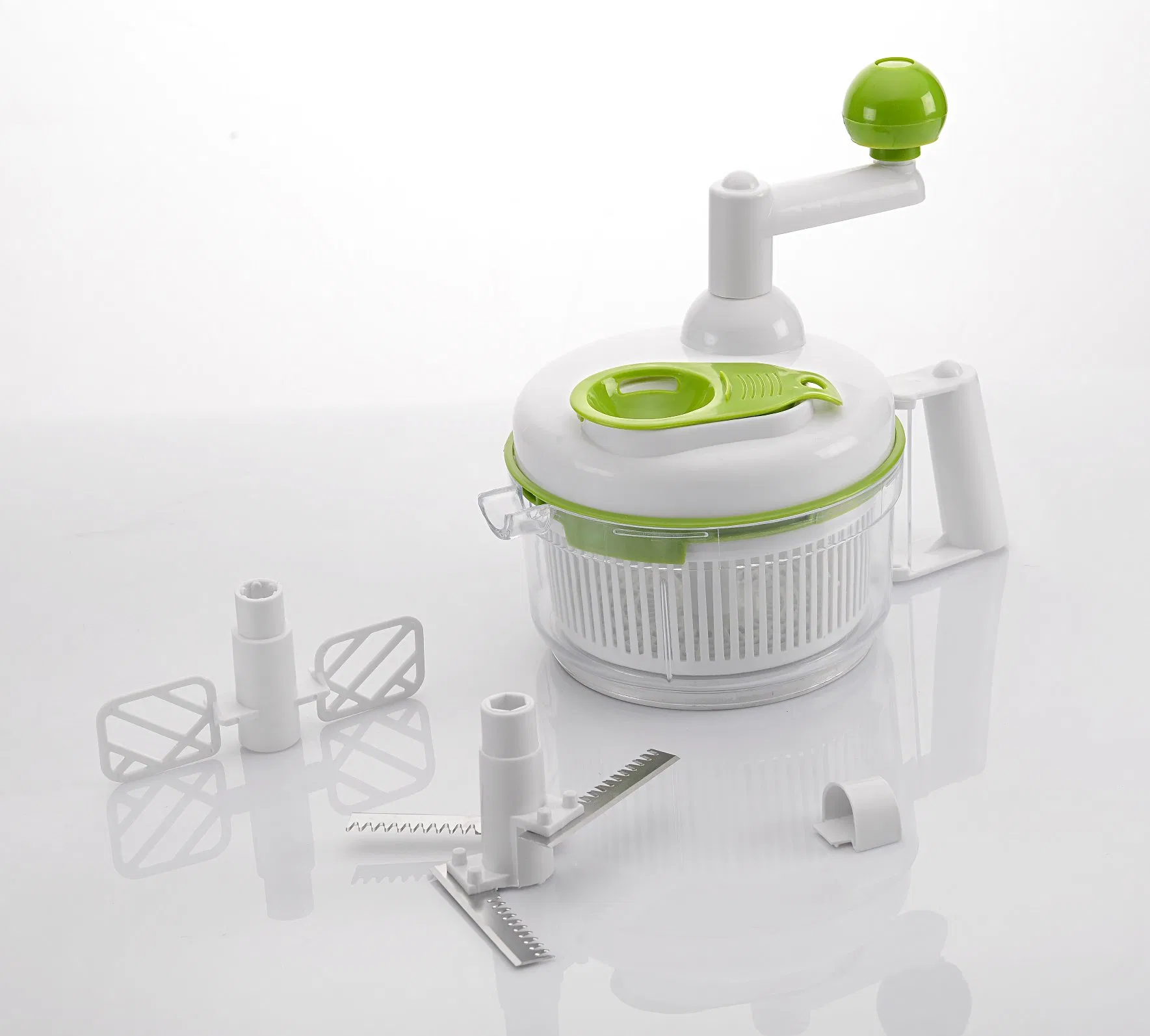 Multi Manual Food Processor - Swift Chopper, Mixer and Spinner