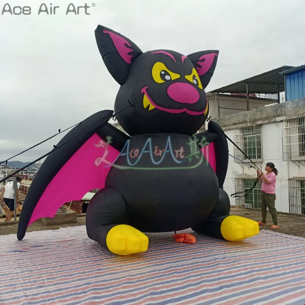 Outdoor Inflatable Scary Bat Model Advertisement Bat Mascot for Halloween or Backyard Decoration