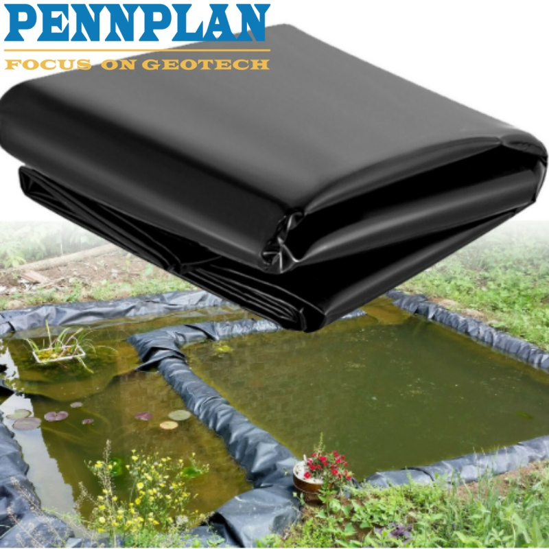 Plastic Geomembrane PVC Pool Liner Circular Tanks / Fish Farm Pond Liner