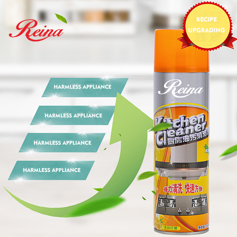 Kitchen Degreaser Foam Cleaner Removes Kitchen Grease Grime