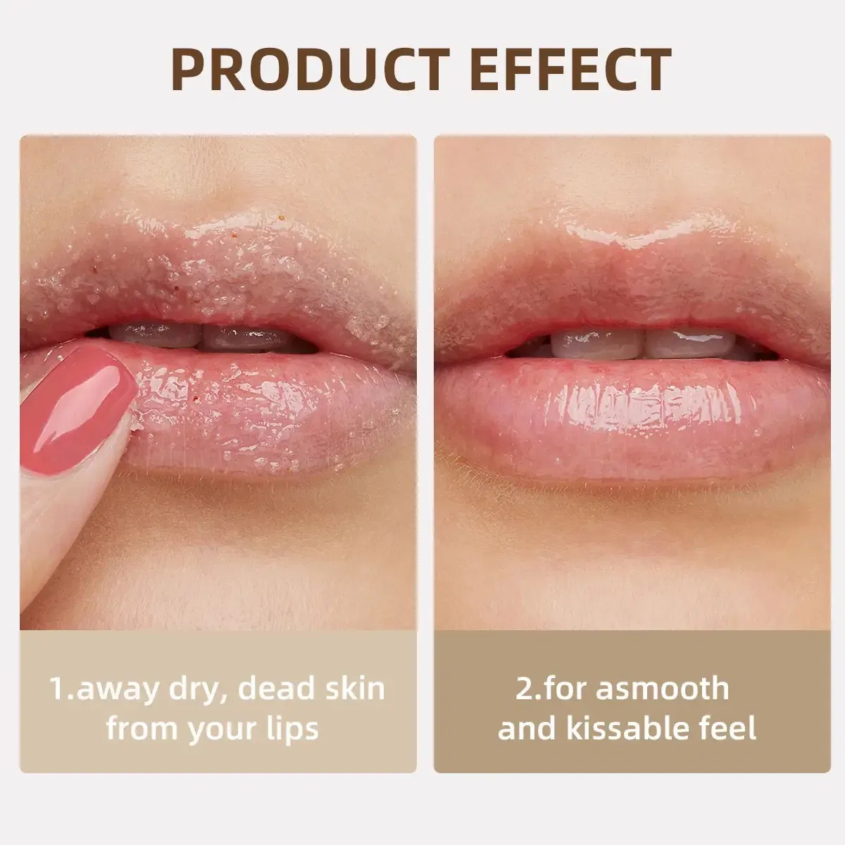 OEM Private Label Your Own Logo Custom Sugar Lip Scrub Vegan Exfoliatiing Sugar Lip Scrub