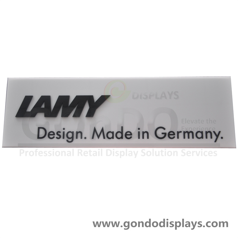 Factory Supply Advertising Acrylic Sheet Displayer Plastic Sign Holder