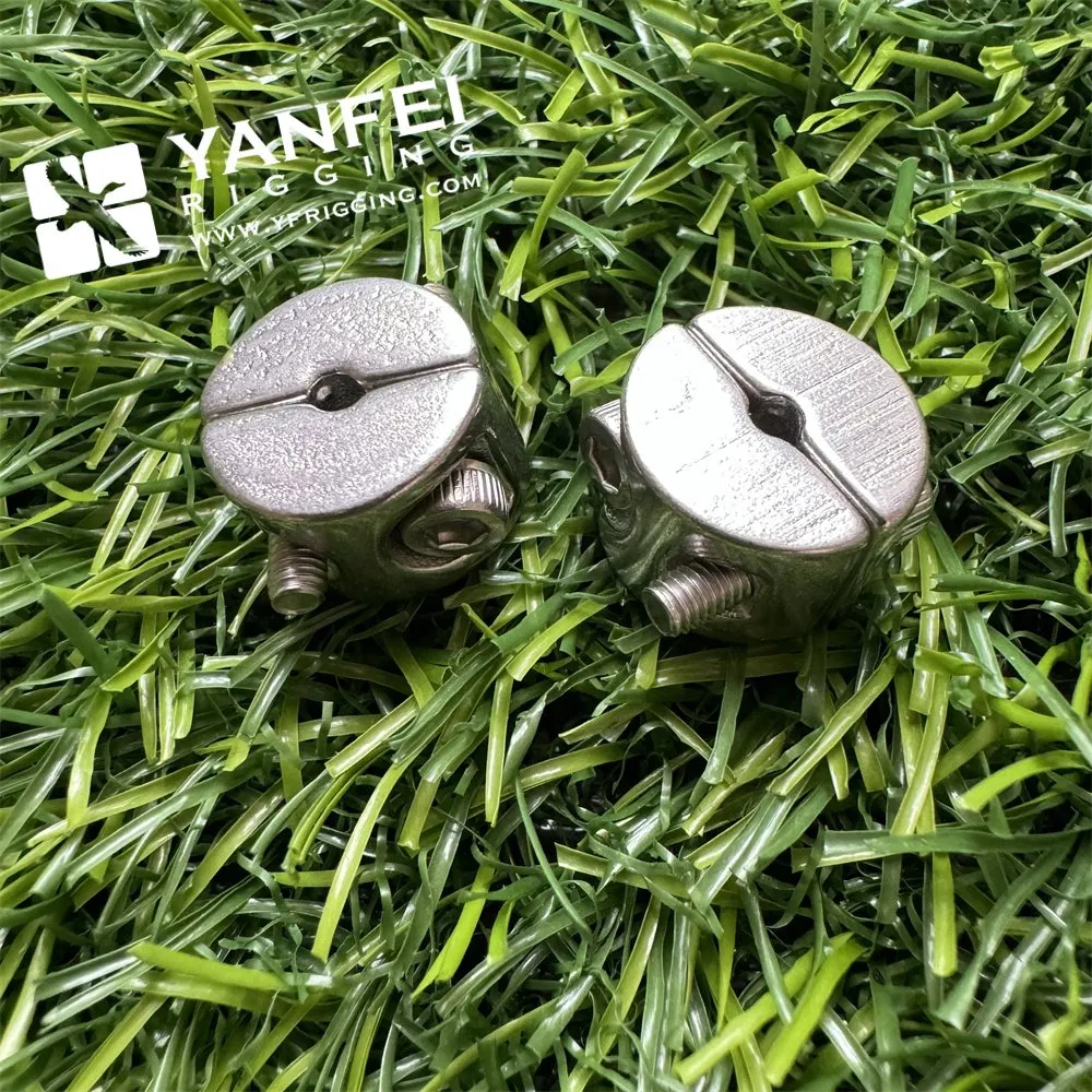 SS316 Wire Rope Stopper with 2 Clamping Ring