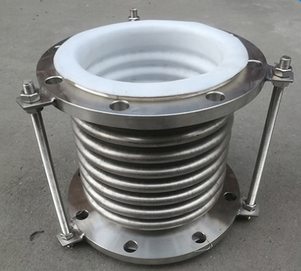 PTFE Lined Steel Expansion Joints Bellows Expansion Flexible Compensator