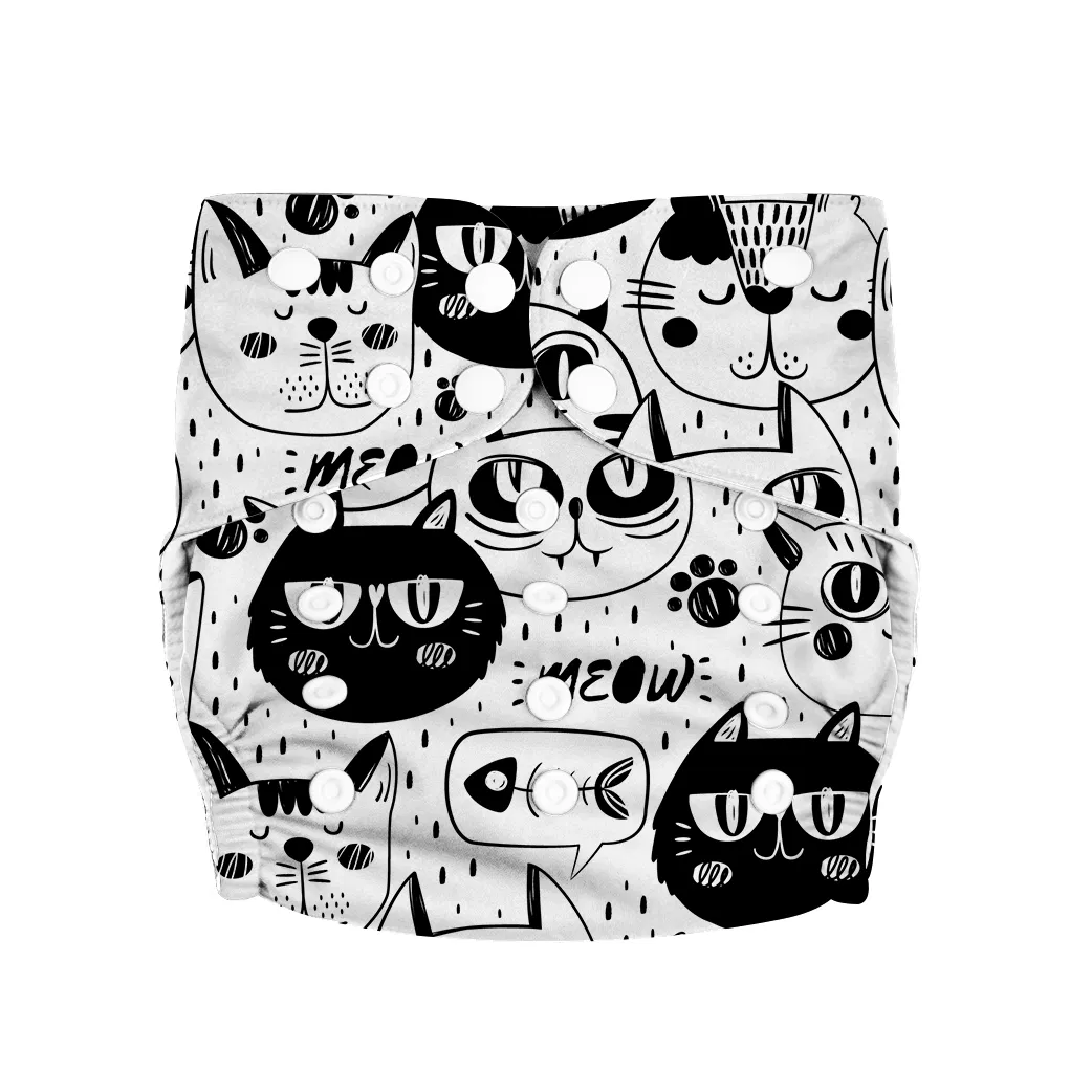 Best Brands Dischem Double Gusset Designer Bums Modern Clean All in One Newborn Baby Doll Designer Designer Bumsdiaper Cloth Nappy Folds for Newborn at Night