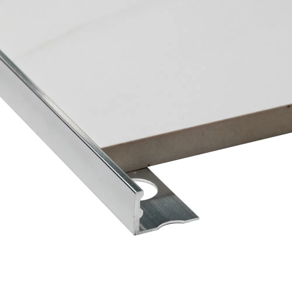 Wall Porcelain Curved Corner Aluminum Tile Edging Trim for Ceramic Listello