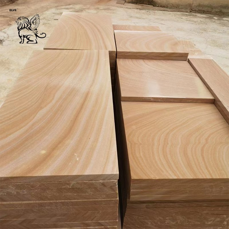 Factory Custom House Decor Yellow Granite Natural Stone Veneer Exterior Interior Wall Cladding for Building