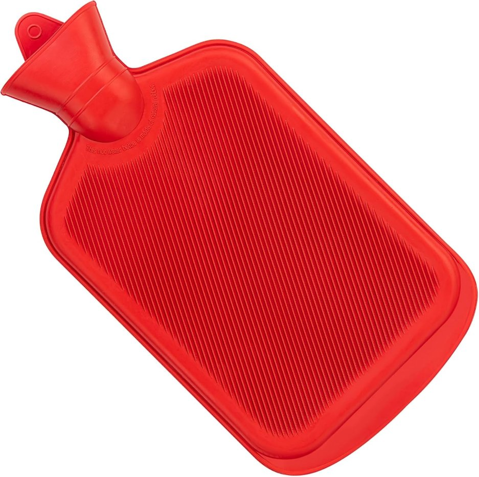 Rubber BS Hot Water Bottle with Knitted Cover for Christmas Gift