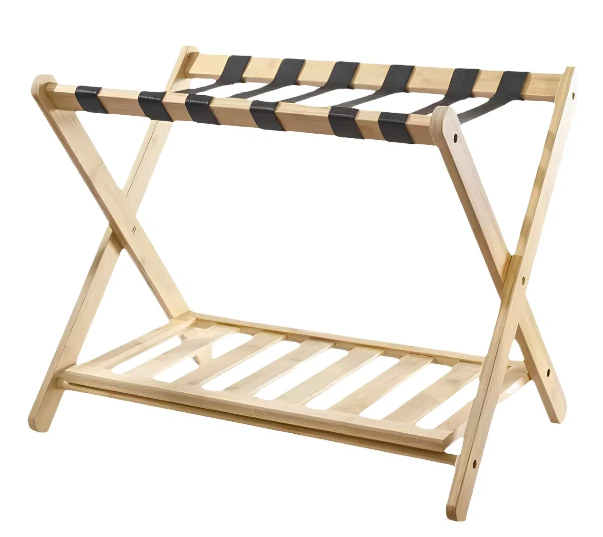 Sturdy Foldable Heavy Duty Storage Organizer Space Saving Home Entryway Foyer Luggage Rack