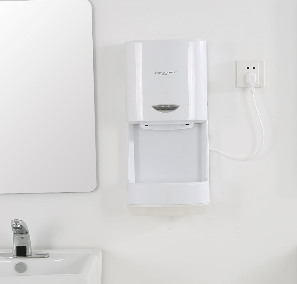 Automatic Electric Infrared Hands Free Bathroom Restroom Washroom Hygienic ABS Restrooms Hand Dryer