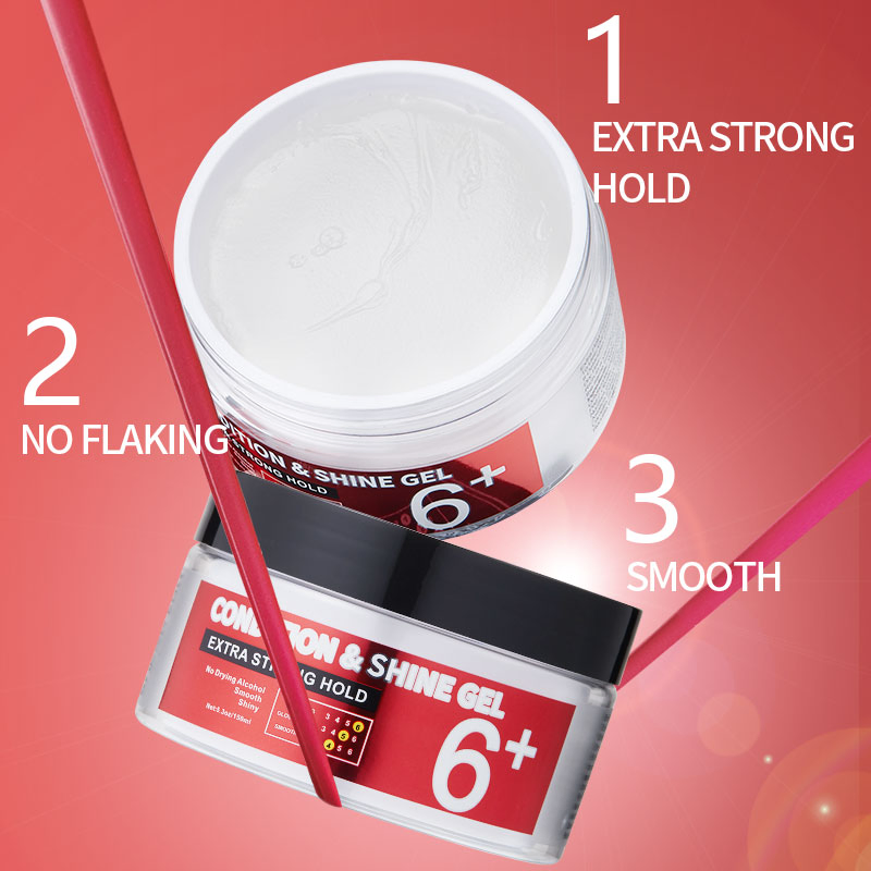 OEM/ODM Hair Wax Private Label Styling Hair Braid Gel Extra Hold Vendor Super Shine Hair Gel for Men Women