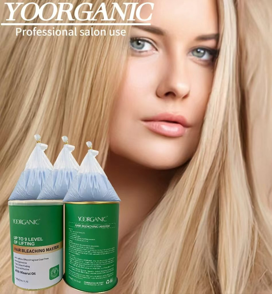 500g Dust Free OEM No Ammonia Hair Bleaching Powder up to 9 Levels for Salon Use