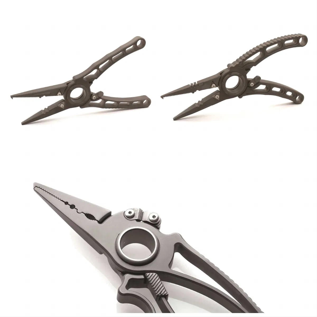 Алюминиевые рыболовные плоскогубцы с карбид-вольфрамовыми кусачками