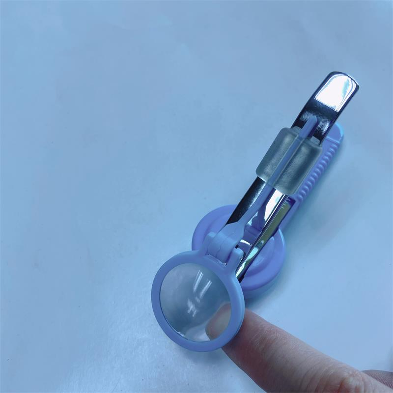 Safety Big Toe Finger Nail Cutters Clipper with Magnifier and Plastic Catcher