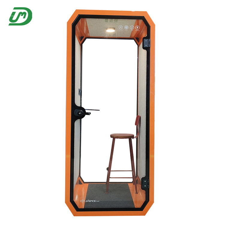 Fast Installation Acoustic Office Meeting Booth Soundproof Acoustic Office Pods Private Movable Telephone Call Phone Booth for Airports