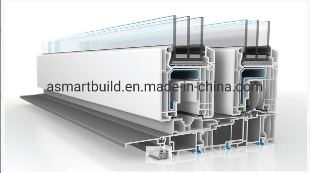 UPVC/PVC Lift and Slide Door /Patio Door/Exterior Door with Best Quality Veka 82 Series Profiles for Passive House