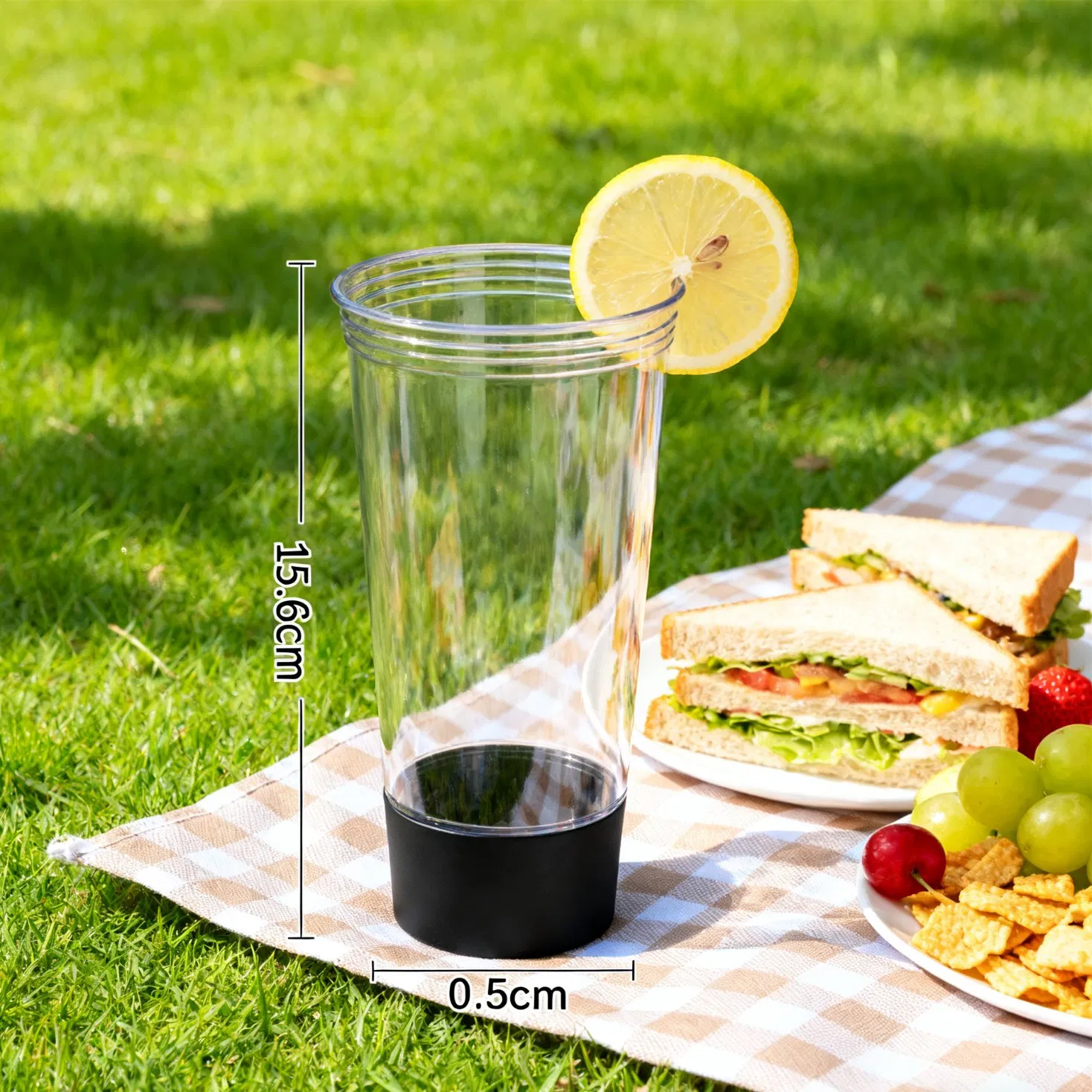 Custom Compostable Transparent Cups Biodegradable Plastic PLA Cups with PLA Lid