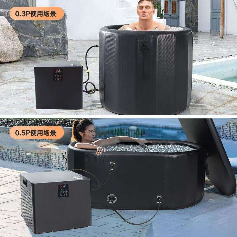 Чиллер для ледяной ванны 1HP, ультратихий, 110V