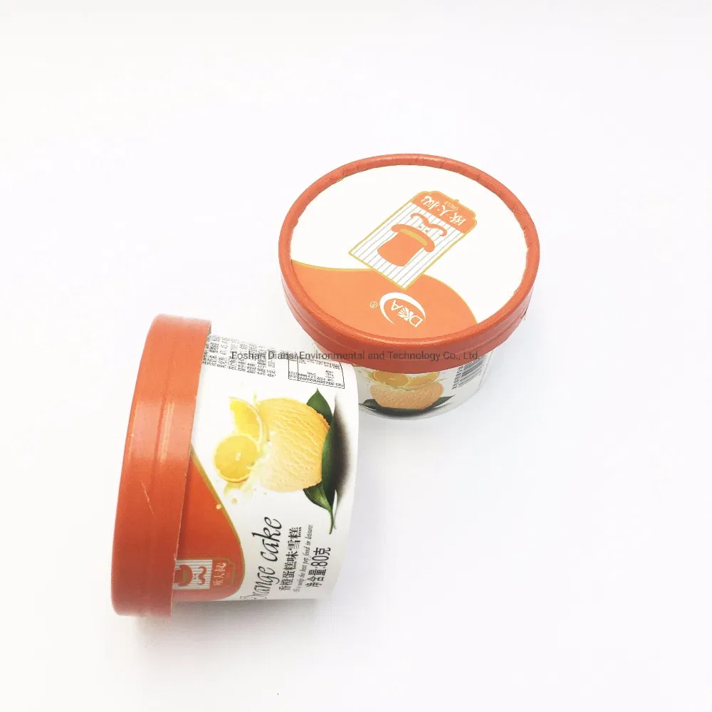 100% Biodegradable Ice Cream Paper Cup for Europe Market Ice Cream Cups
