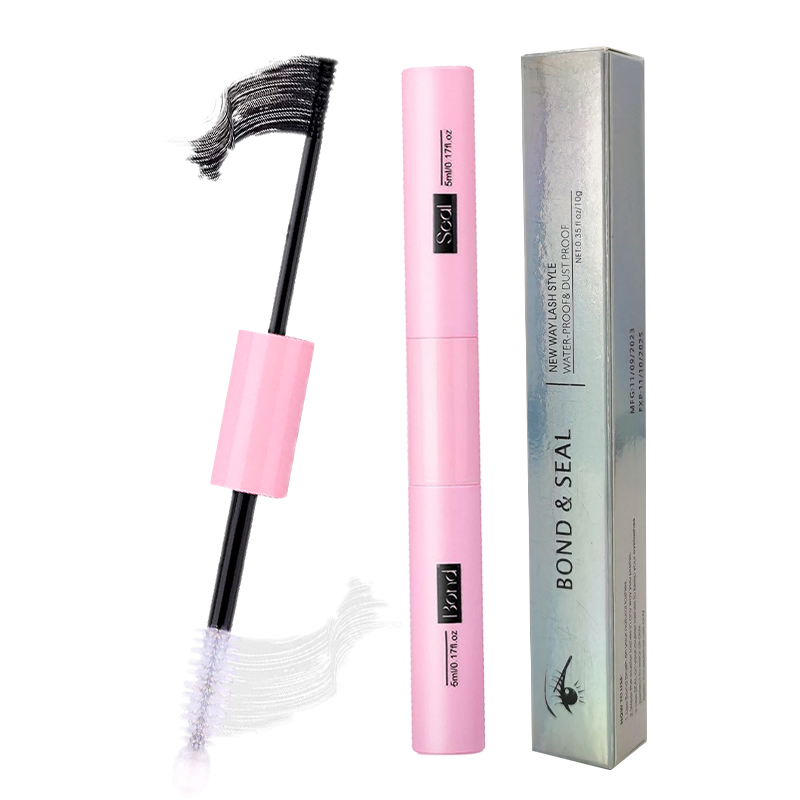 2 in 1 DIY Lash Extensions Glue Cluster Strip Individual Lashes Use Segmented Adhesive Lash Bond and Sealant Waterproof