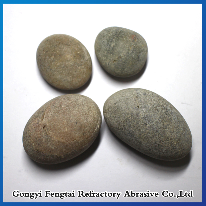 Wholesale River Rock Landscaping Luminous Flooring Garden Grey Pebble