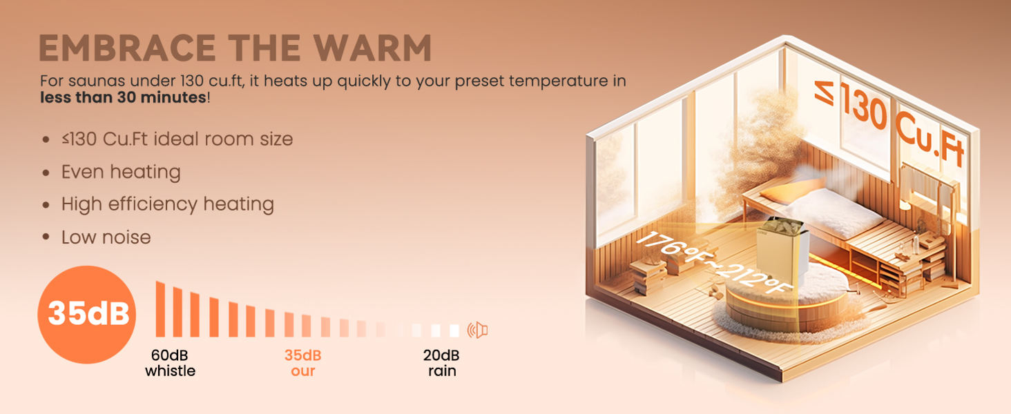 Электрический обогреватель для сауны Diooist SAB-45H