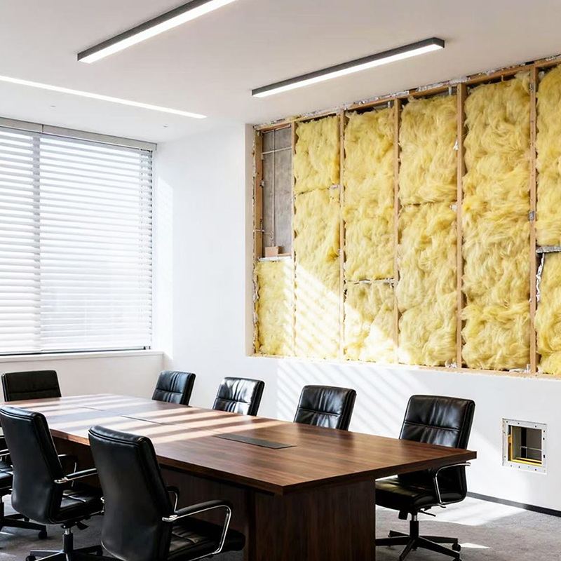 Glass Wool with Aluminium Foiled Film (ZL-GW) Thermal Insulation Material for Building and HVAC Applications