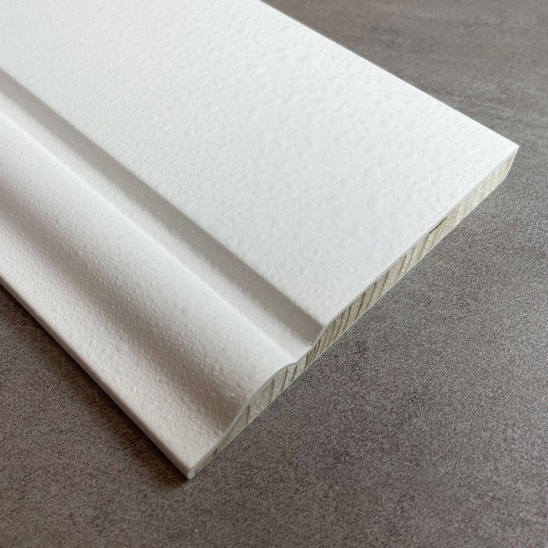 Wholesale Pine Wood Moulding MDF Baseboard for Decoration with Customizable Surface Colors