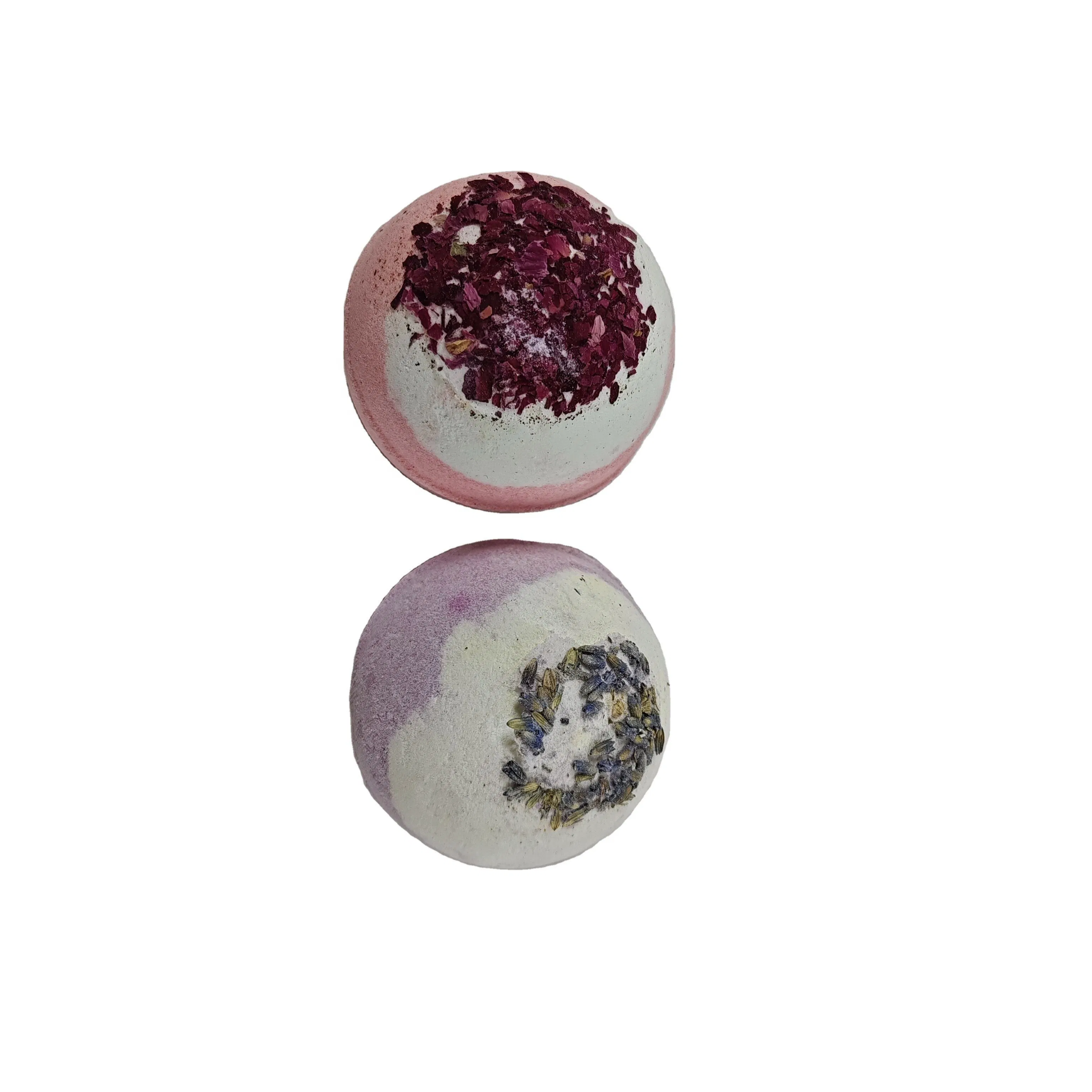 Manufacturer's Organic Natural Bath Fizzies Dried Flowers Bath Bombs for Children