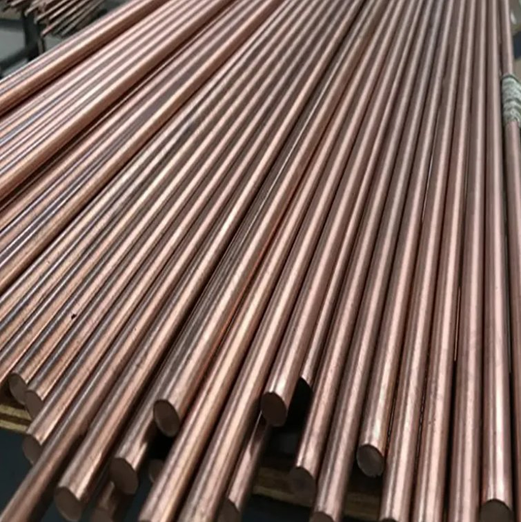 Factory Direct 99.9% Pure Copper Round Bar High Quality C11000 C101 Copper Bar in Various Sizes (50mm 100mm 120mm)