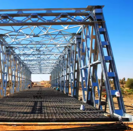 Prefabricated Metal Steel Structure Bridge Construction High Strength H Beam I Beam