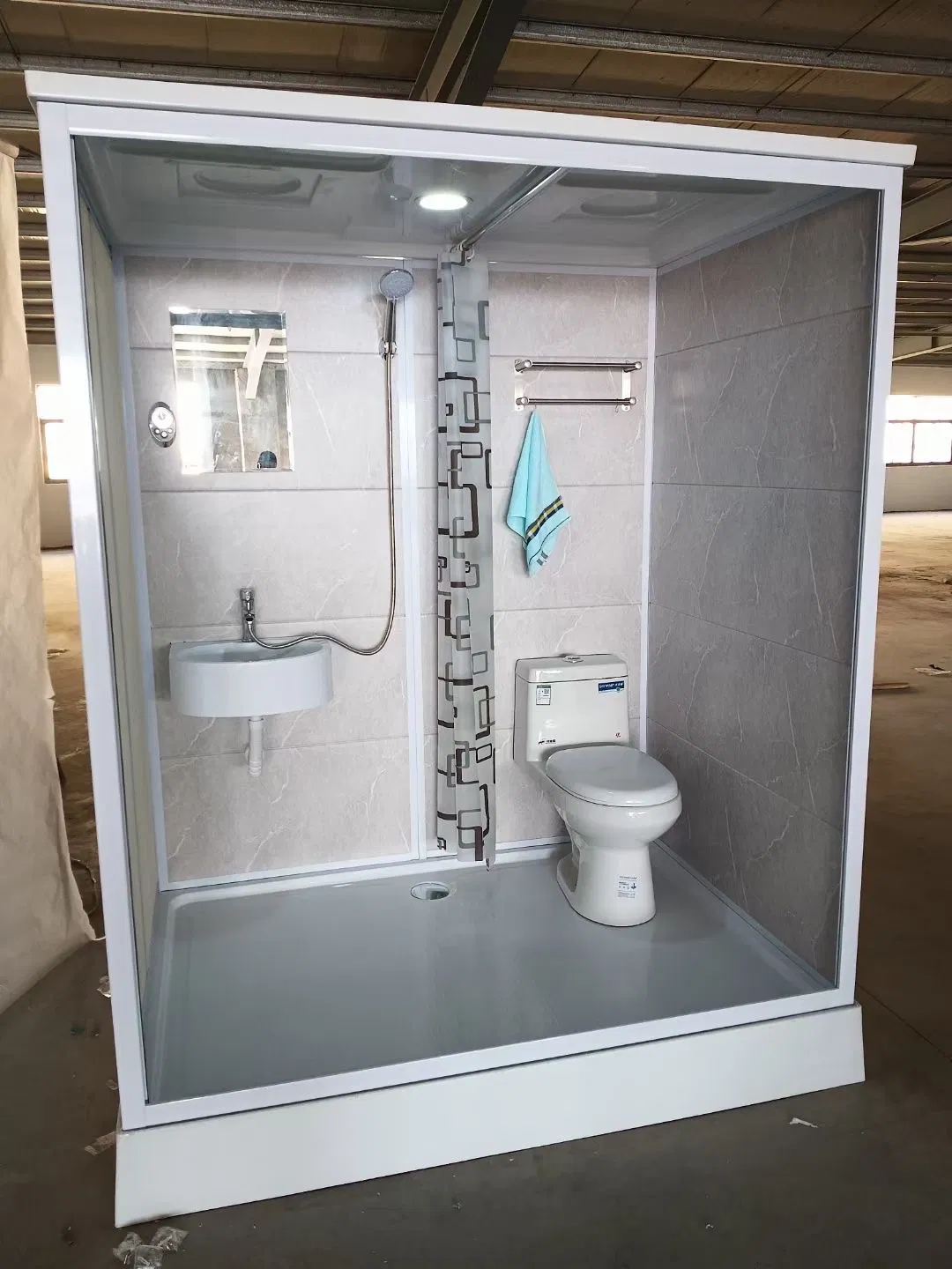 Modern Design Bathroom Shower Prefabricated Pod Portable Toilet Modular Room with Integrated Enclosure Complete Cabin Bathrooms