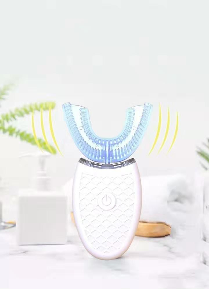 Js504 Fully Automatic Toothbrush Food Grade Silicone Antibacterial 3 Modes Wireless Inductive Charging