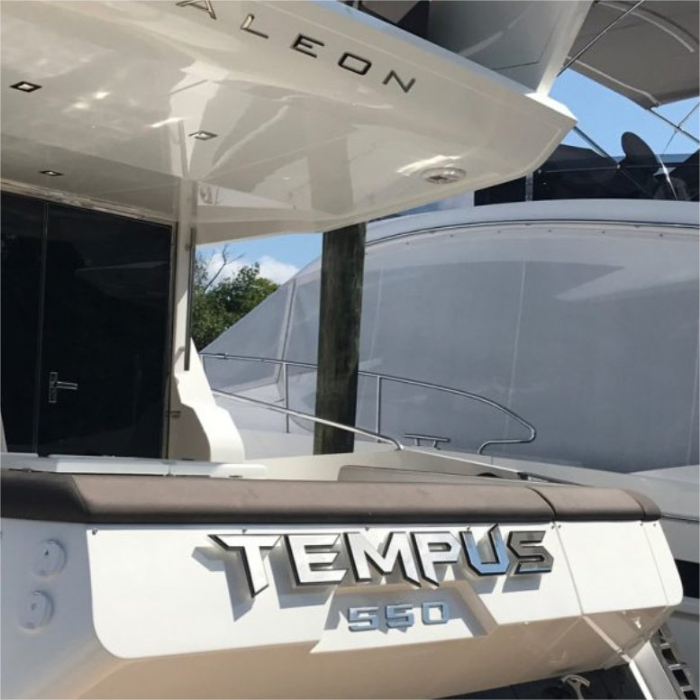 Custom 3D Metal Signage Backlit Illuminated Sign Yacht Signage Logo Backlit