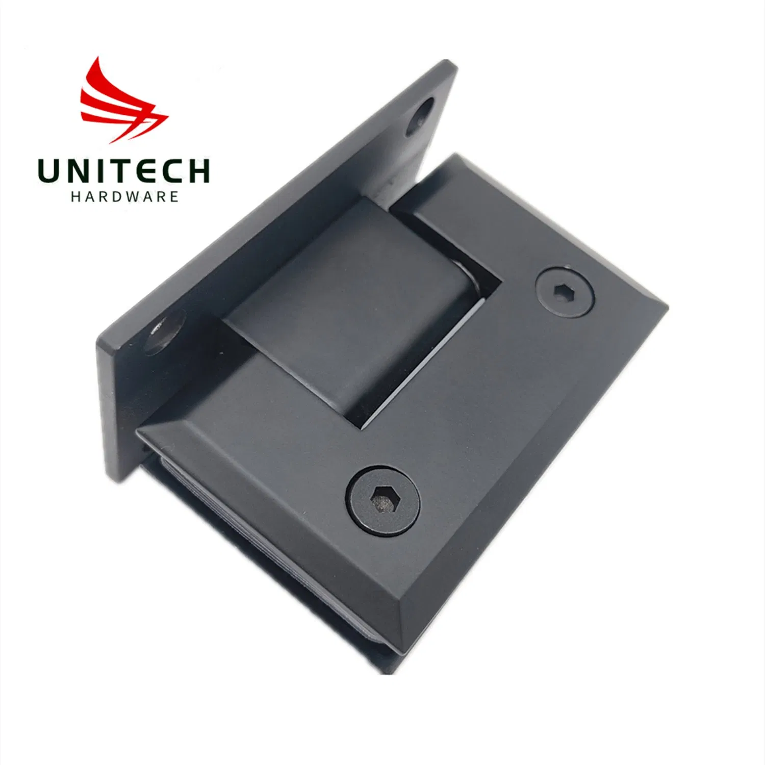 Black Color Stainless Steel Cabinet Shower Door Hinge Wall to Glass Clamp
