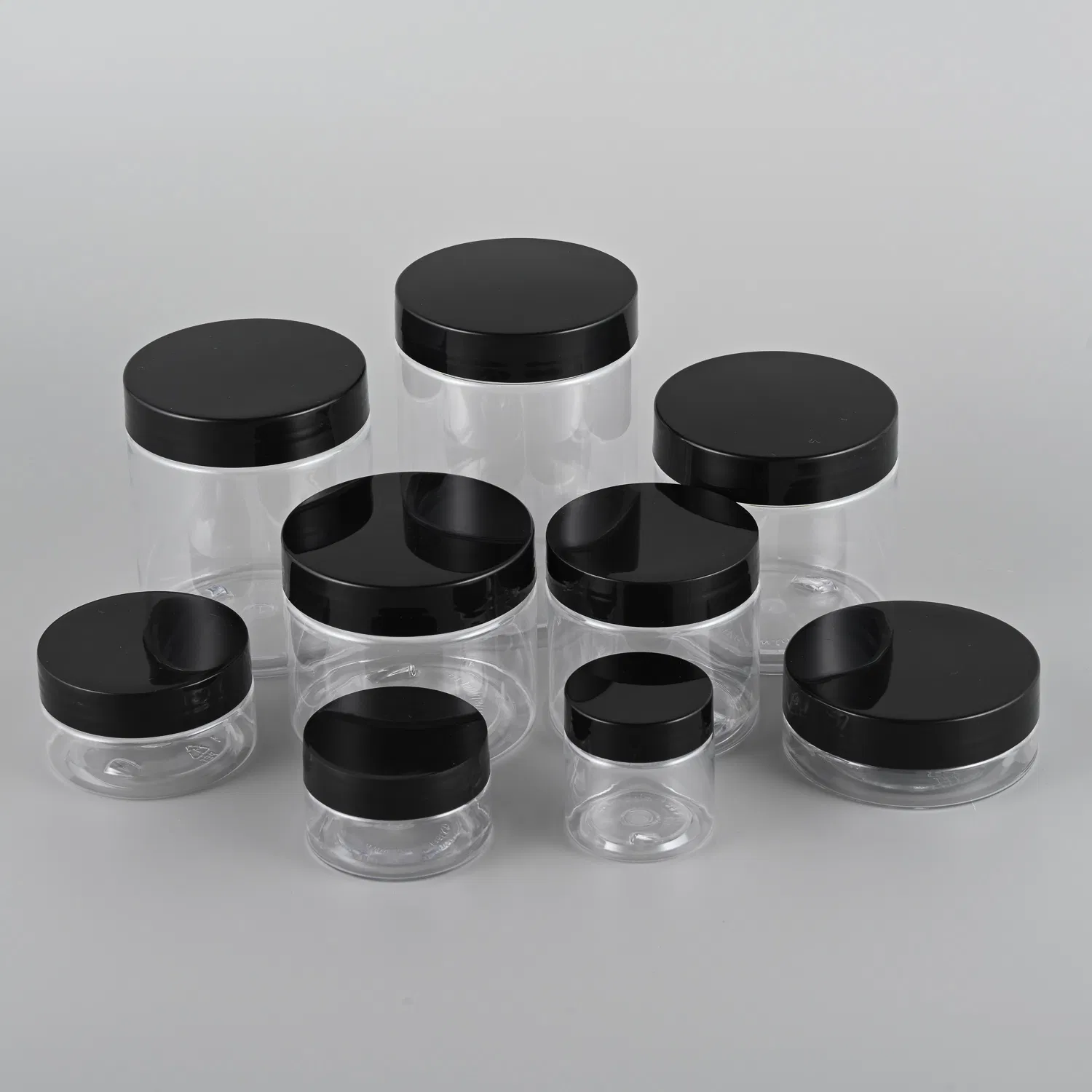 Hot Sale Wholesale Wide Mouth Empty Pet Plastic Jar Containers with Lid