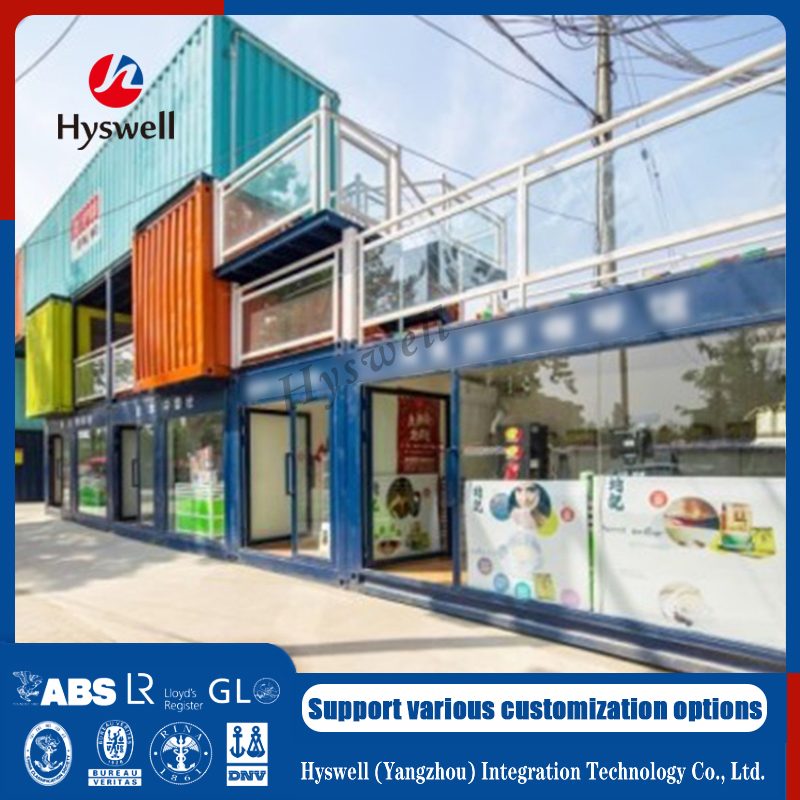 Hyswell Customized Luxury Flat Pack Container House with Toilet for Modern Living