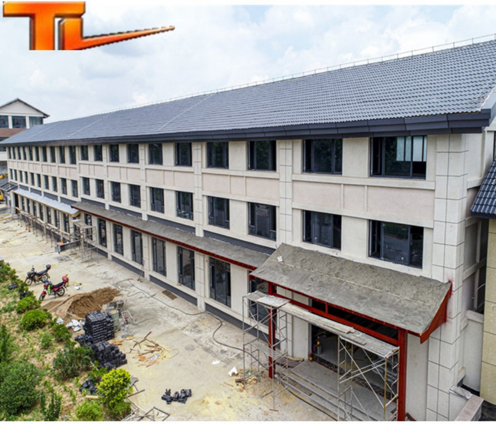 High Qanlity Steel Structure Multi-Floor Building Metal Office Prefabricated Building