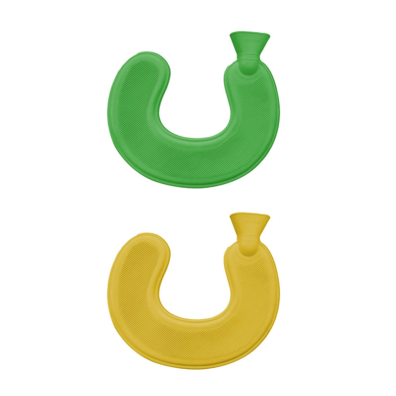 Good Quality Natural Rubber U-Shape Hot Water Bag for Neck