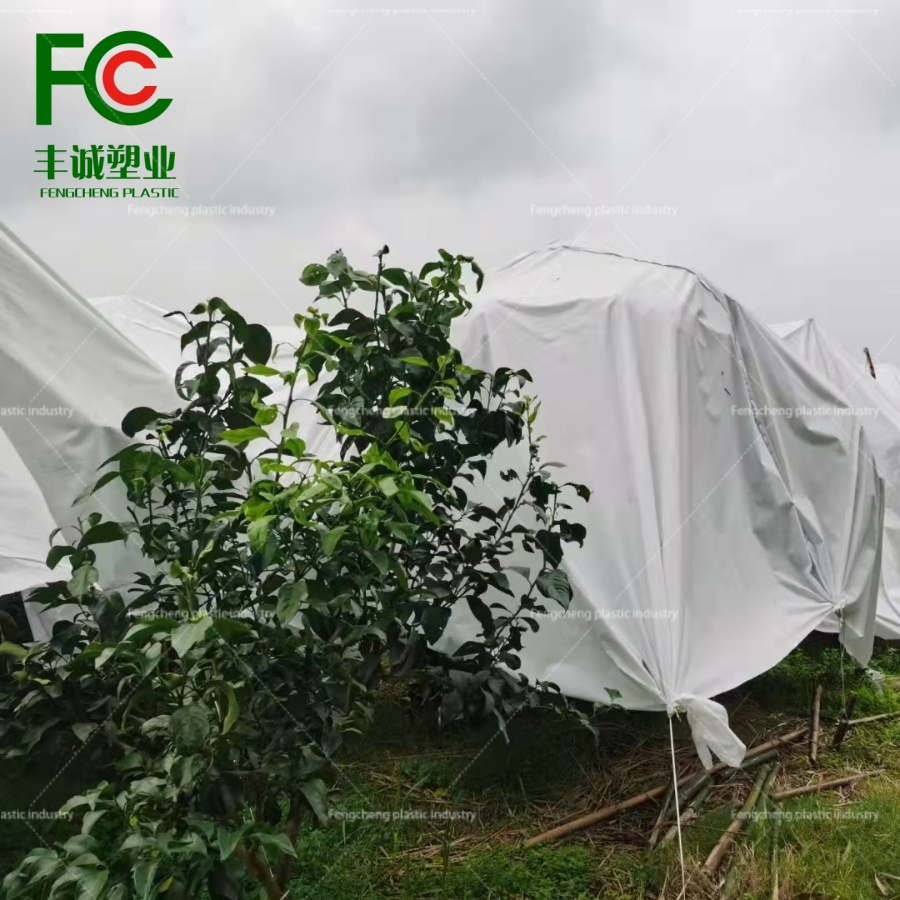 Versatile White Nonwoven Plant Cover for All Seasons